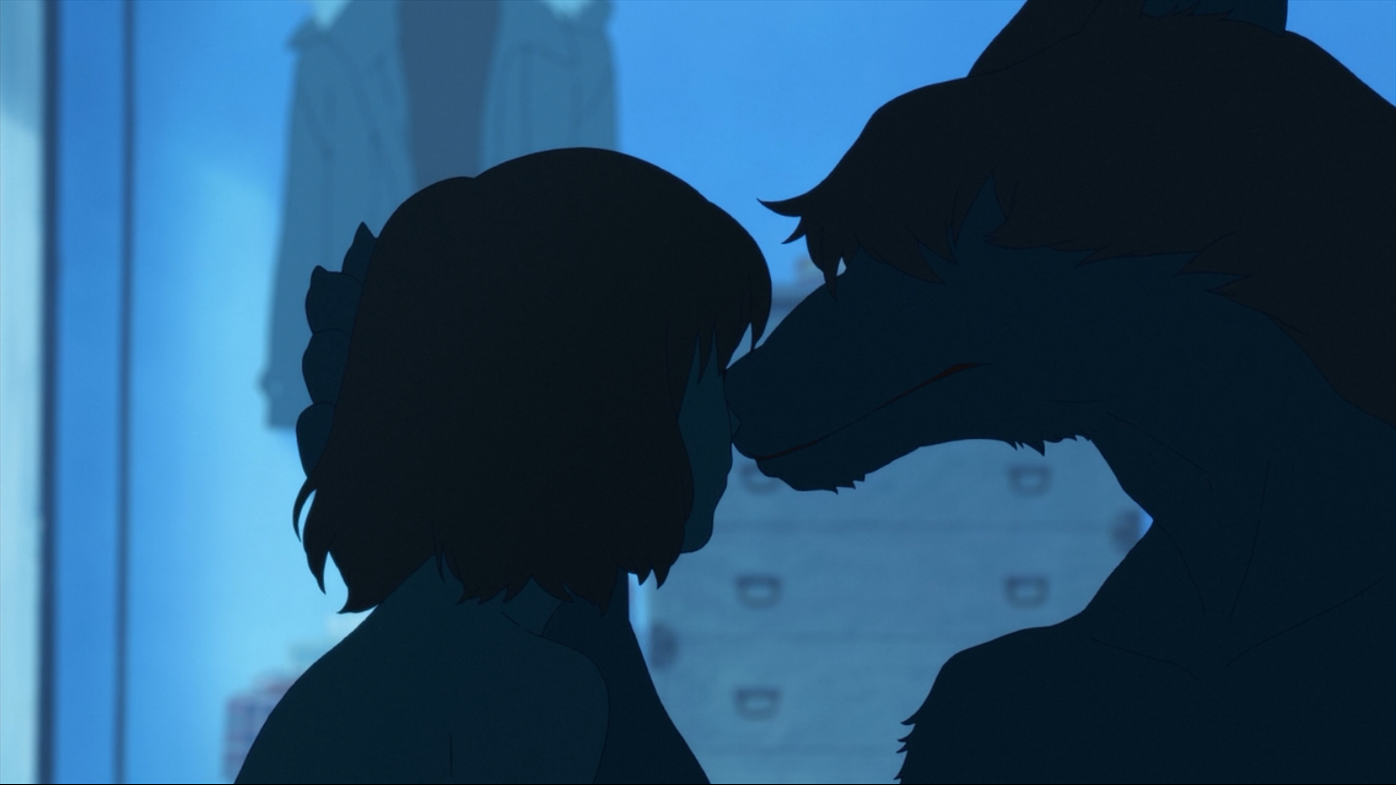 动画:人类女孩爱上一只狼,怀孕生下的孩子,是狼还是人呢?