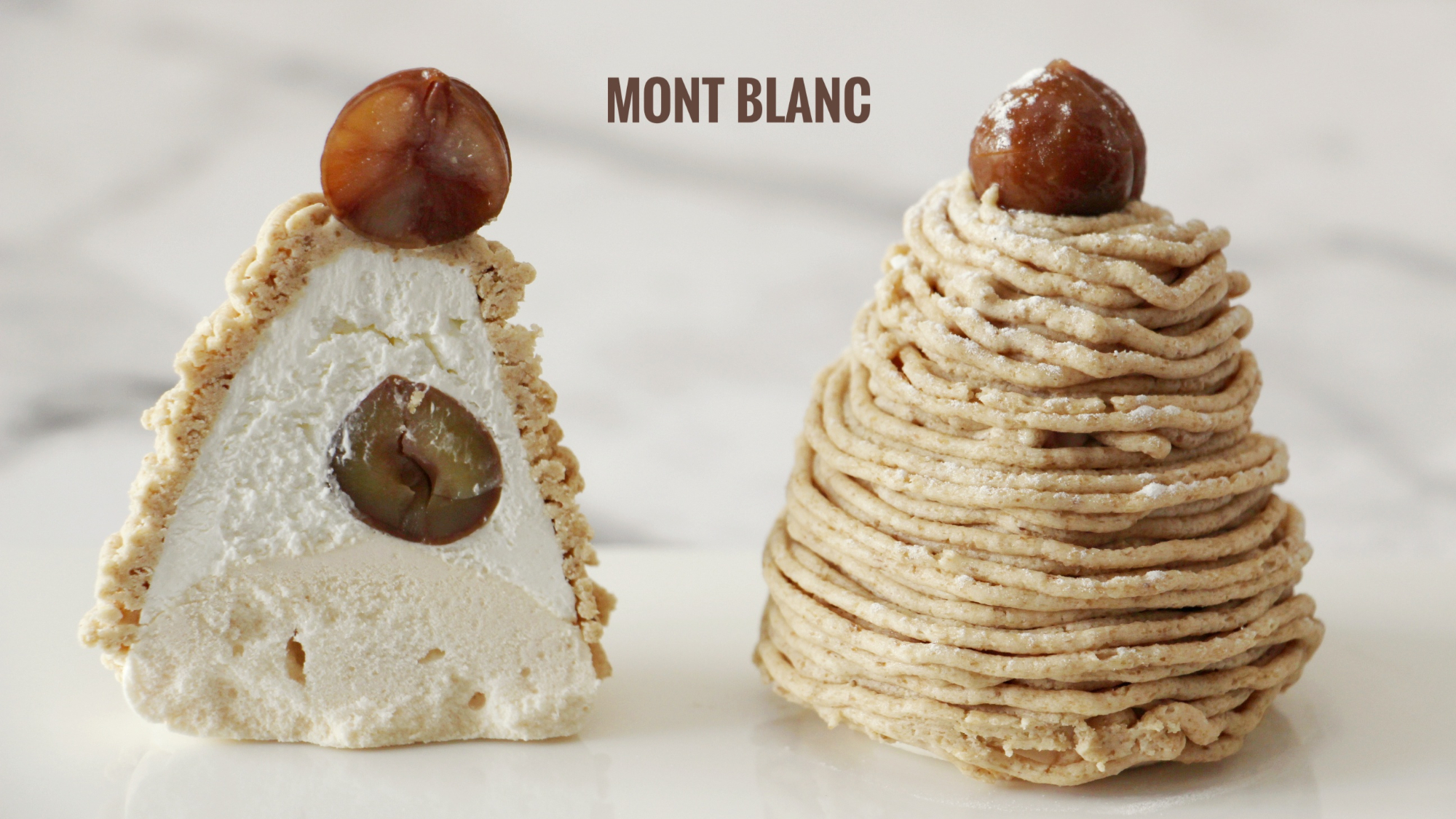 法式栗子蛋糕--蒙布朗(mont blanc)