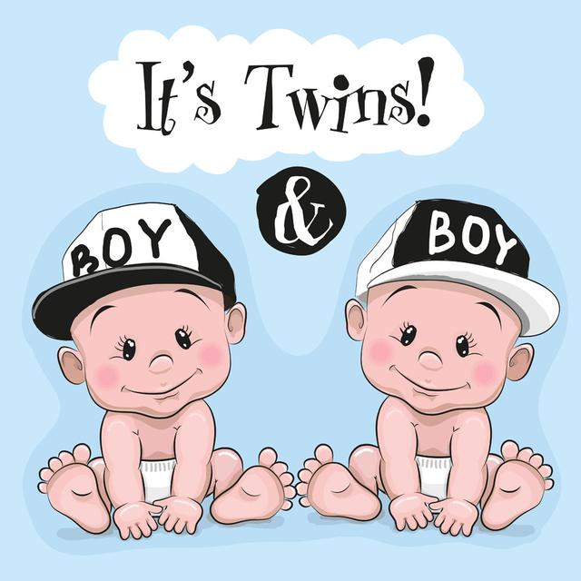 两个男宝宝的头像图片