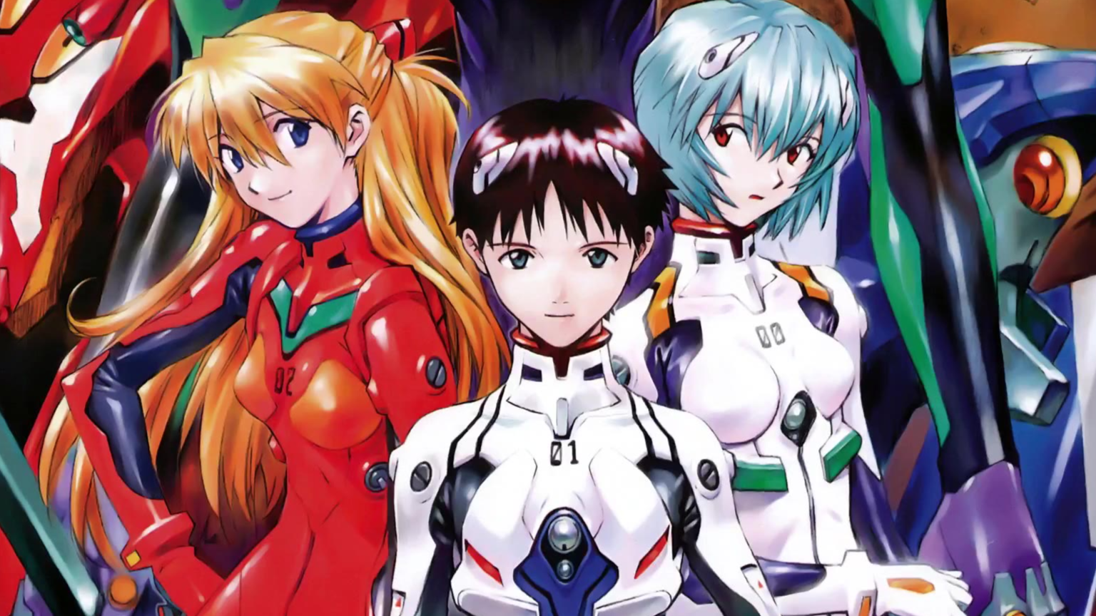 【新世纪福音战士】【eva】op(三女主合唱)