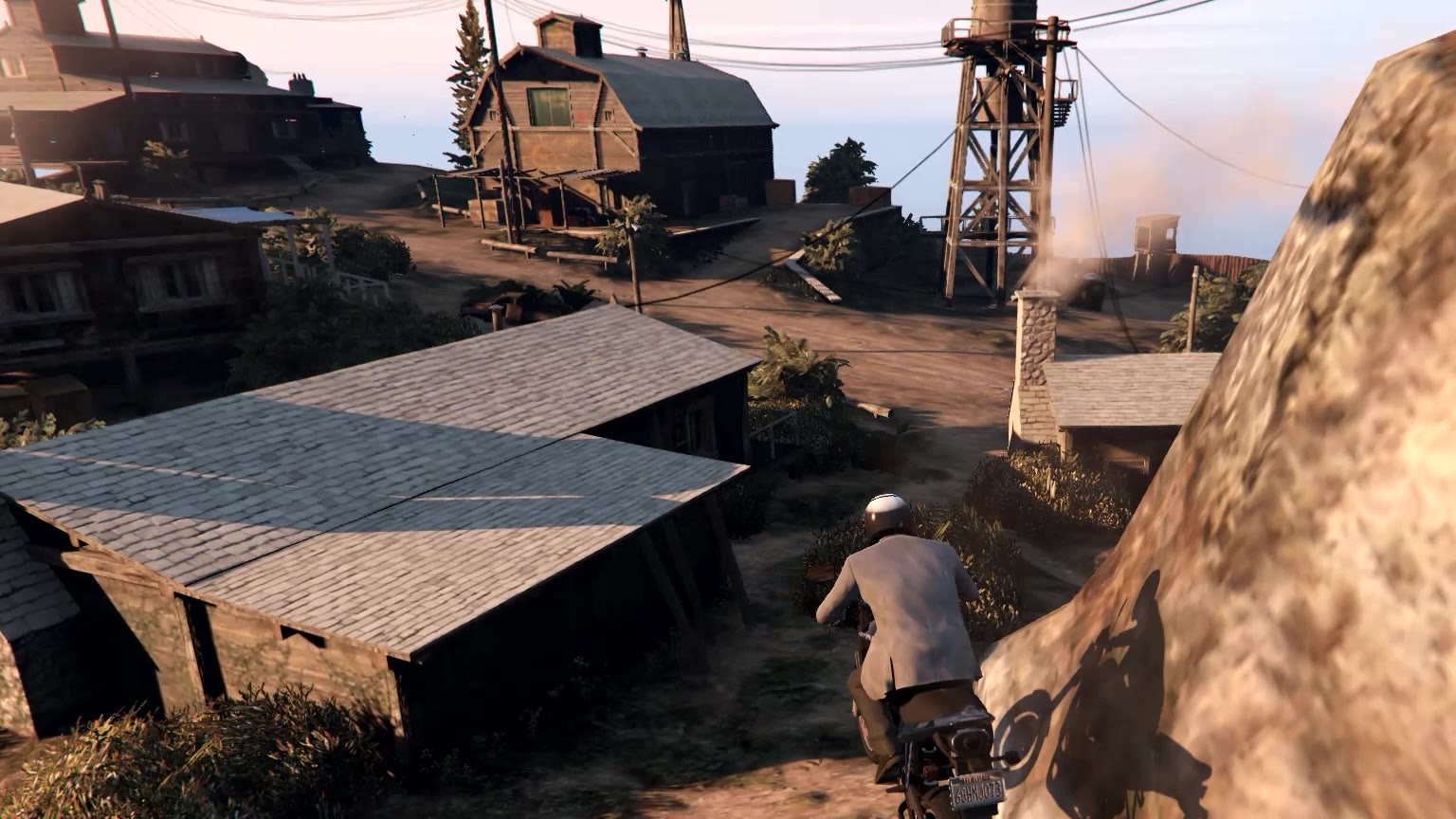 【gta5】被警察通缉的时候逃进邪教村避难