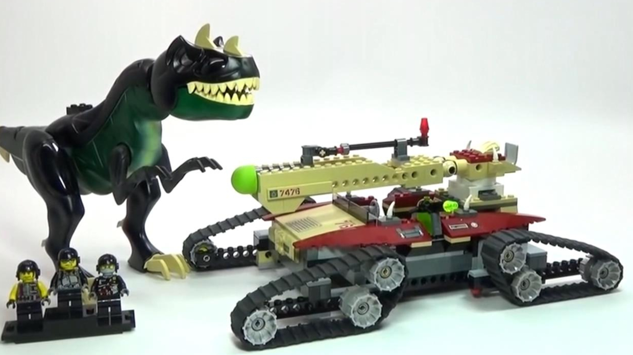 乐高 恐龙攻击 7476 钢铁掠夺号与暴龙