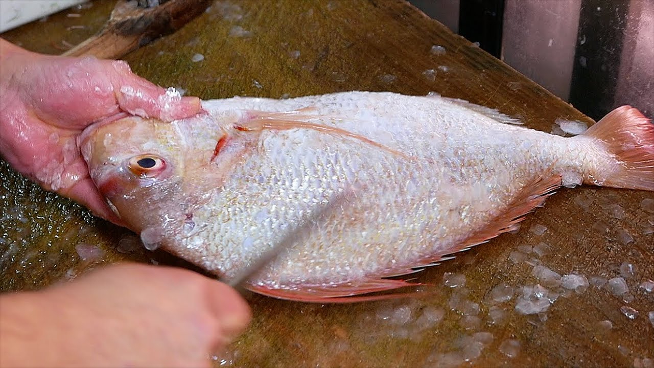 在日本被称为鱼王的鲷鱼 , 看日本人如何做成诱人美味 !