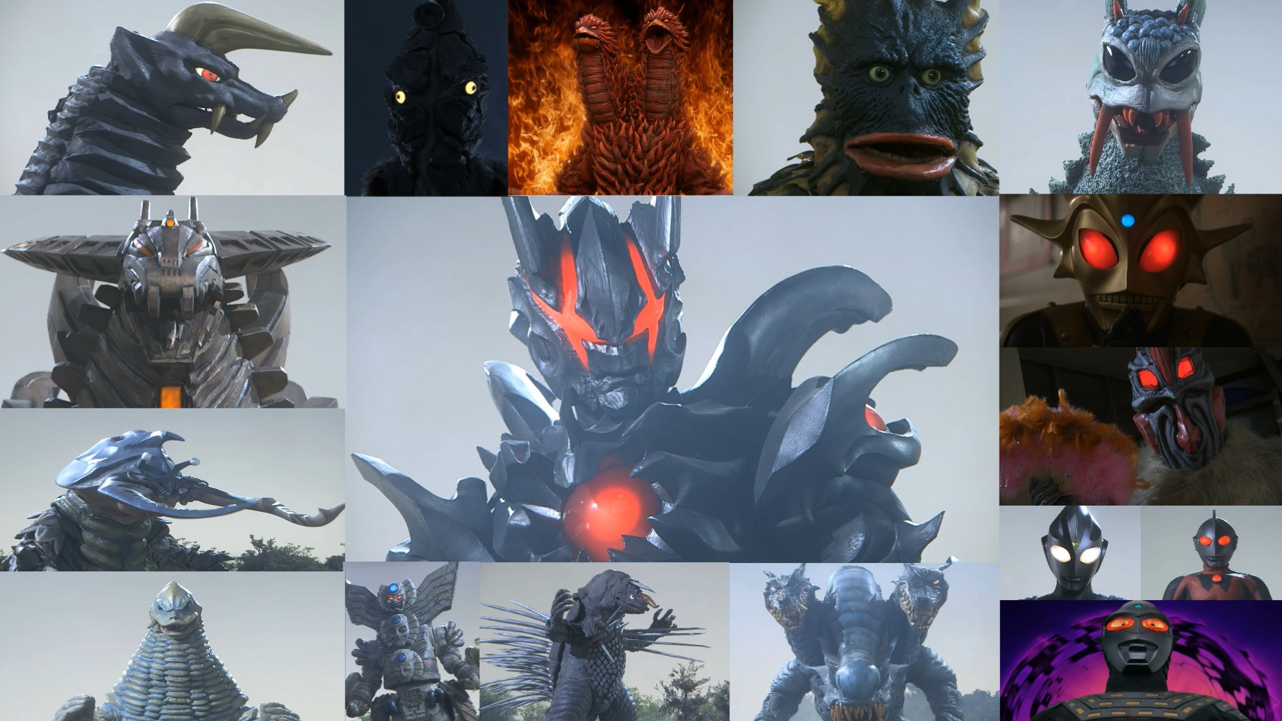 ultramangingakaiju银河中登场的怪兽宇宙人