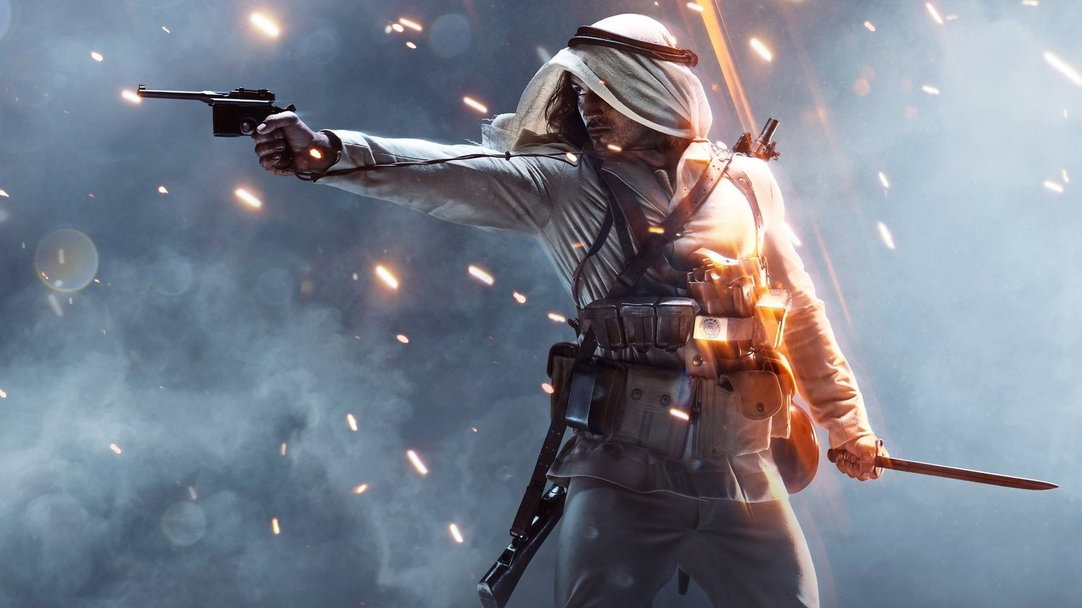 战地1大炮开兮轰城墙英军在法欧堡的进攻