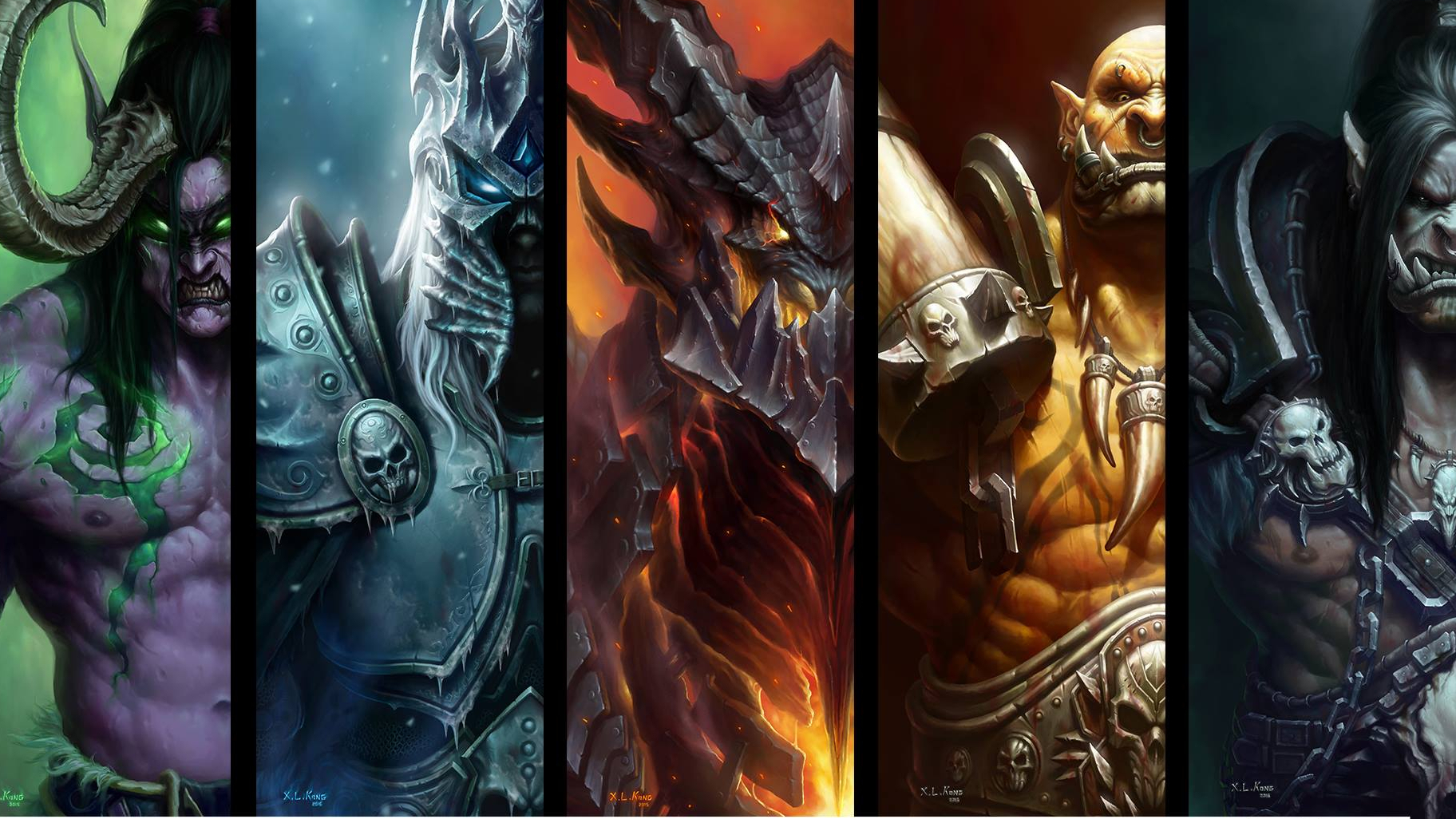 《魔兽世界》初始版本各种族角色建立