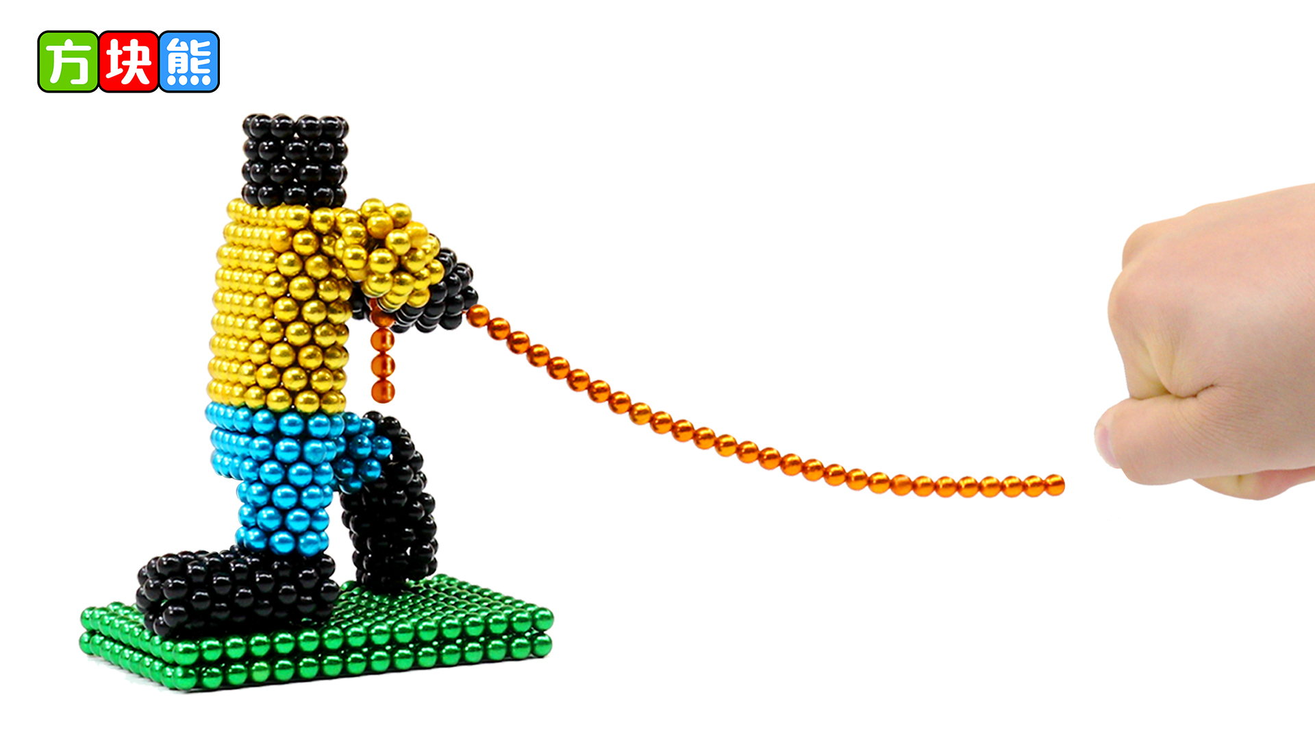 巴克球炫酷帅气小人vs磁铁(拔河)