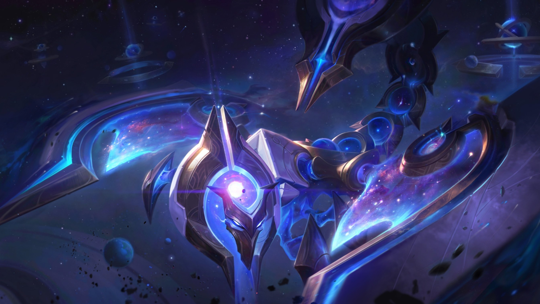 lol英雄联盟水晶先锋新皮肤天蝎星神斯卡纳灵感来源天蝎座这脸看着