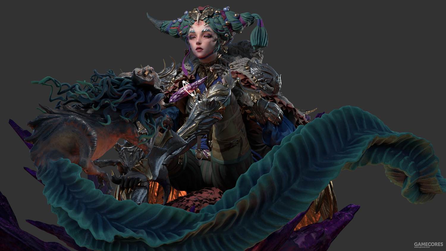 山海之异万物有灵第三届ggac大赛3d模型ani动画获奖作品分享