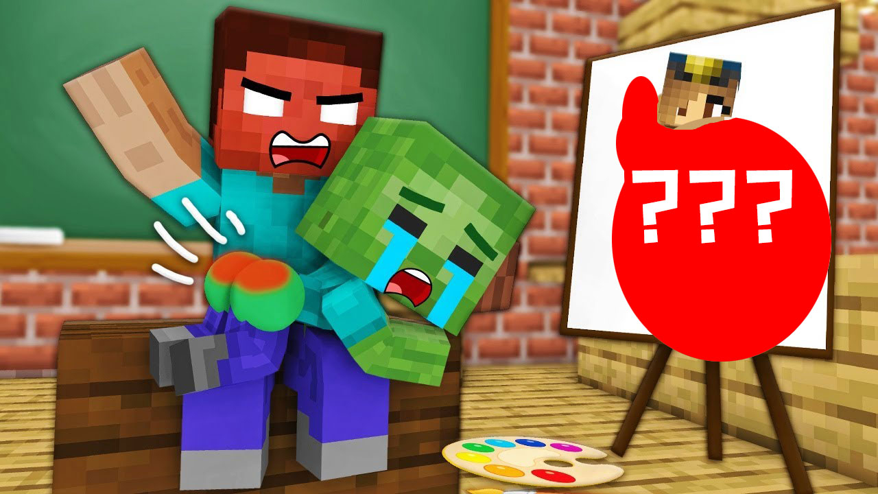 《我的世界怪物学院》搞笑动画:欢乐神奇魔法超强美术画画课