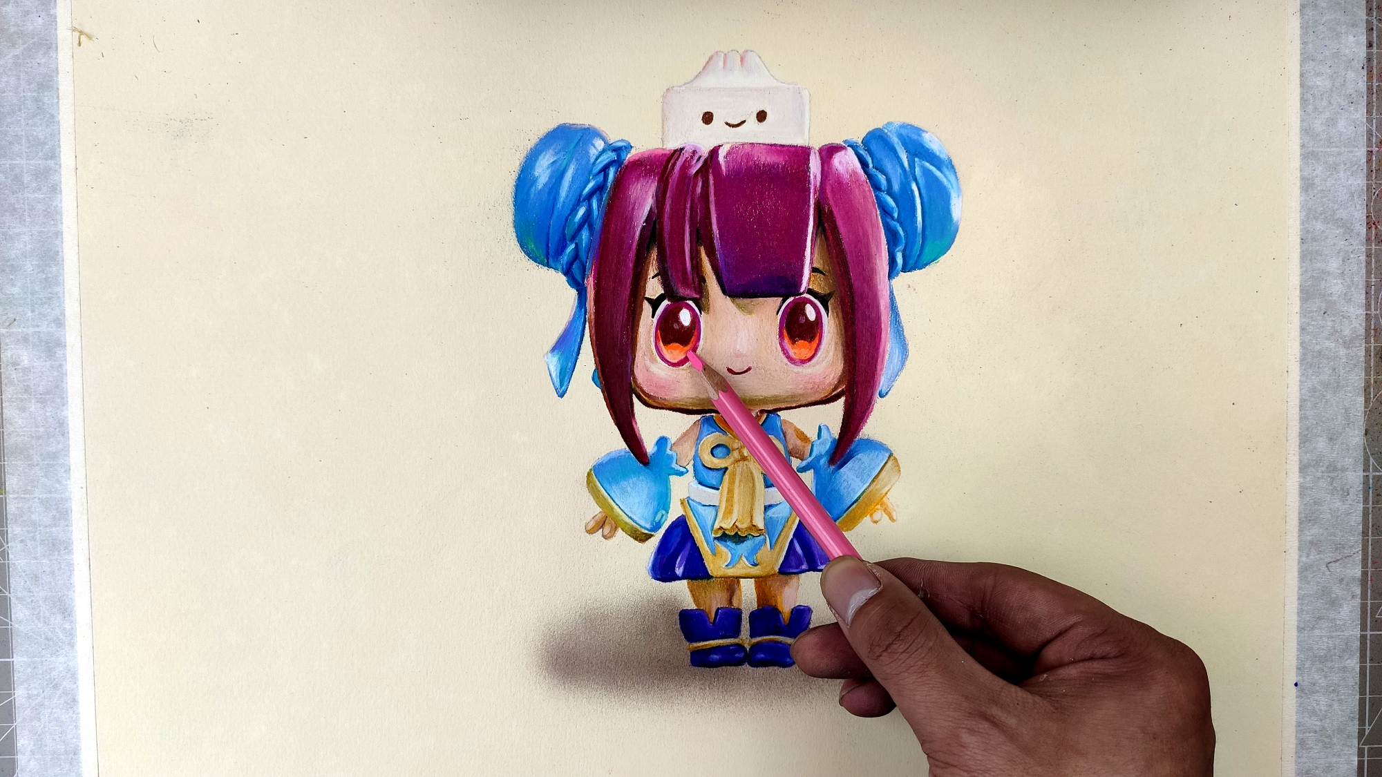 【画师修炼】画迷你世界月无双!