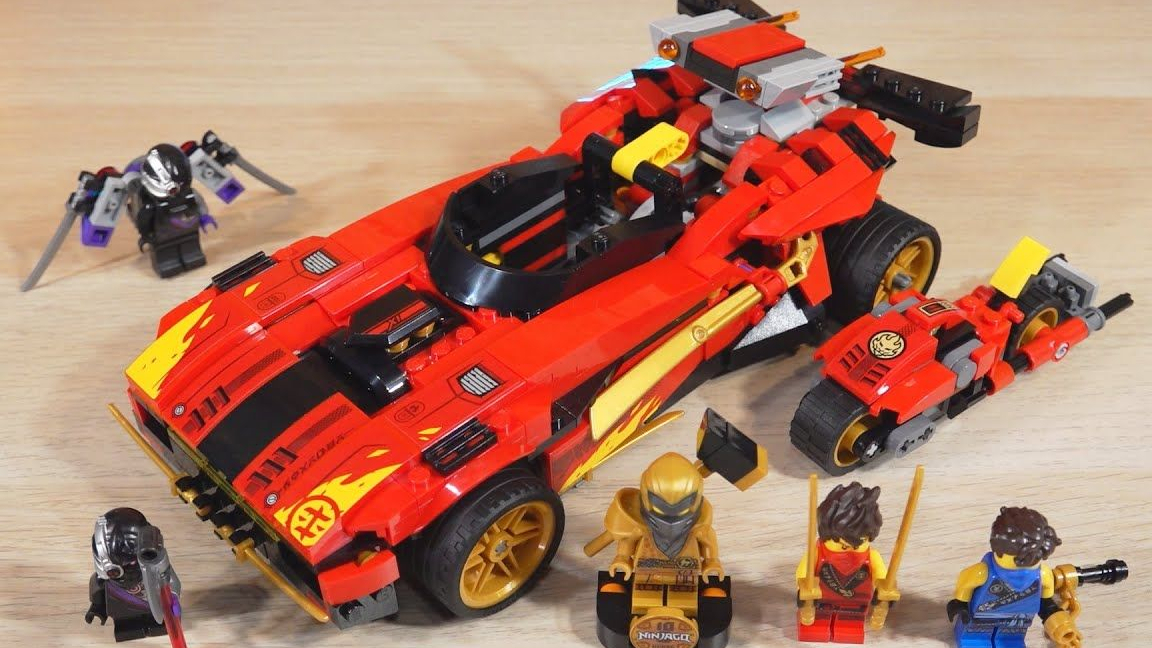 乐高 lego 71737 幻影忍者系列 x-1 忍者战车