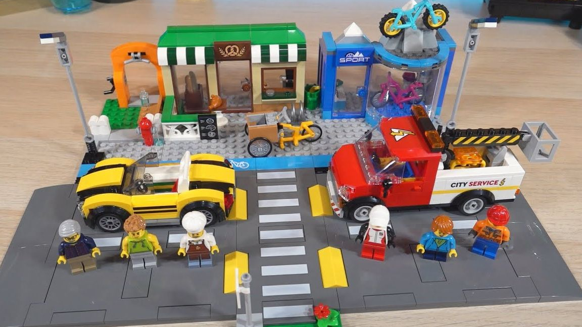 乐高 lego 60306 城市系列 购物街