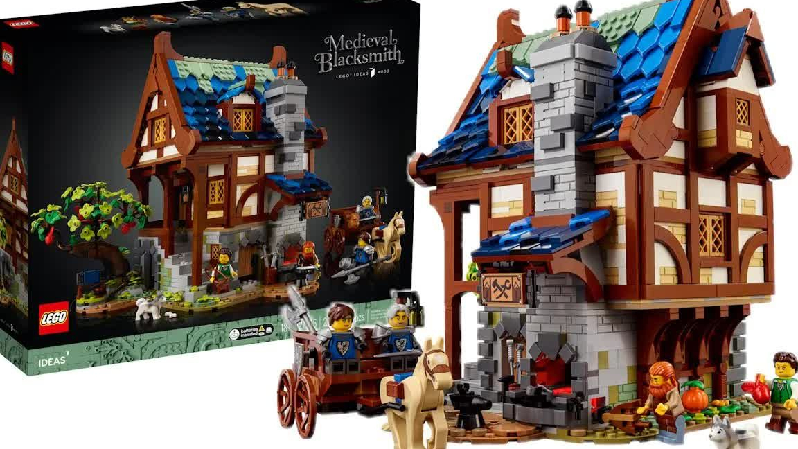 乐高 lego 21325 ideas系列 中世纪铁匠铺