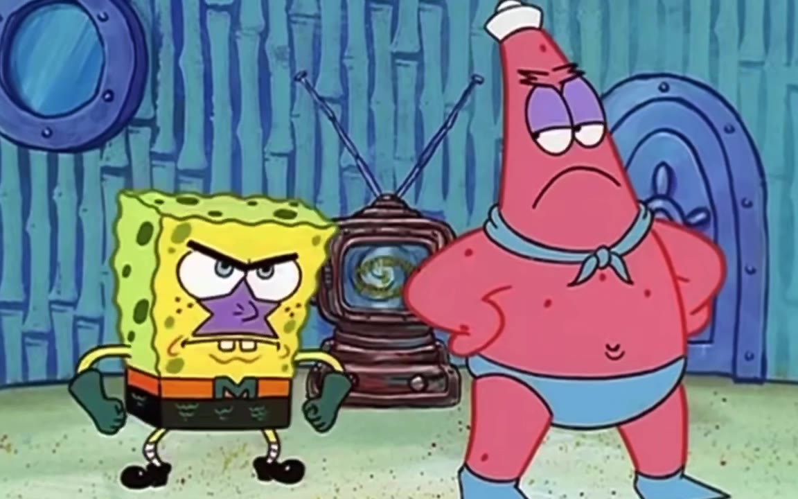 海绵宝宝——美人鱼战士和企鹅男孩