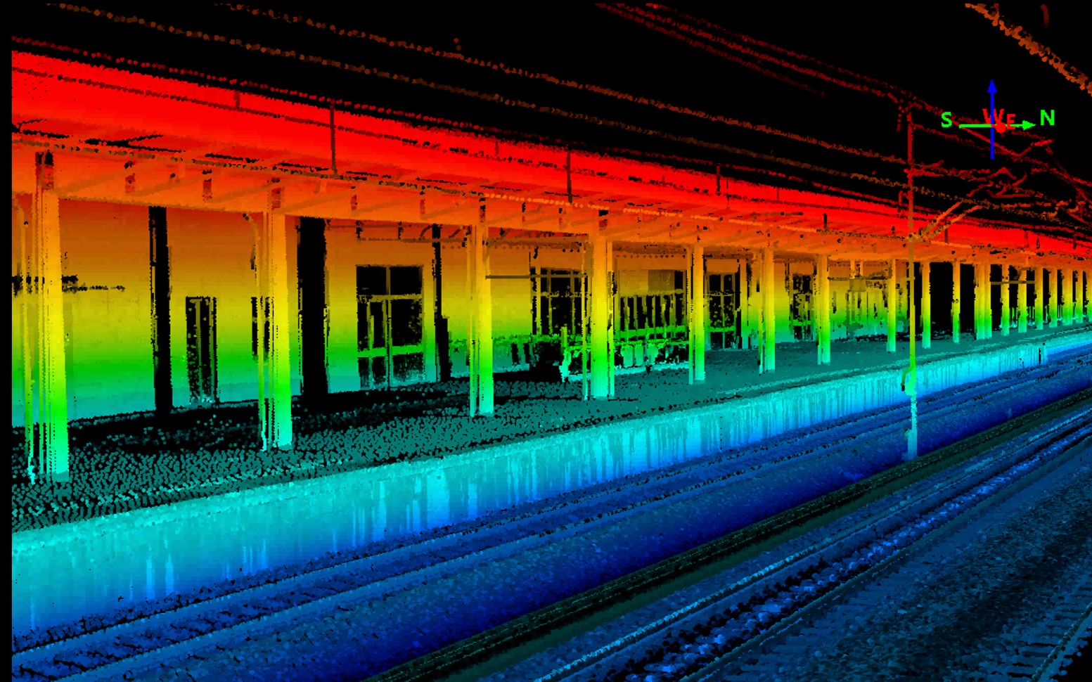 lidar | 铁路站台扫描,激光雷达精准三维化