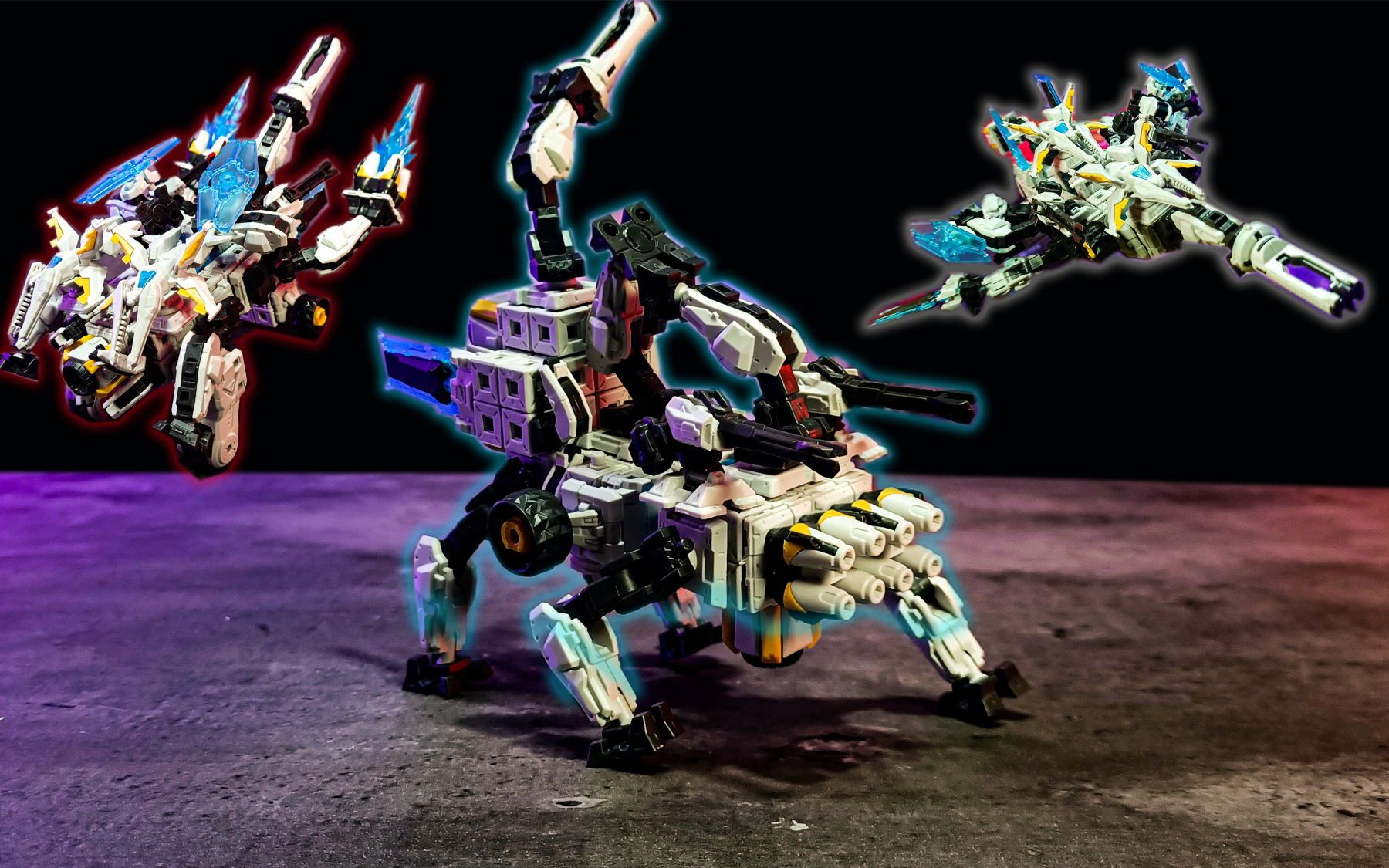 【定格动画】百变狂兽!重装上阵拼装机甲定格动画