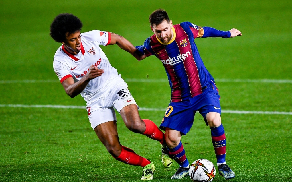 2020-2021赛季国王杯半决赛次回合 巴塞罗那vs塞维利亚 全场集锦