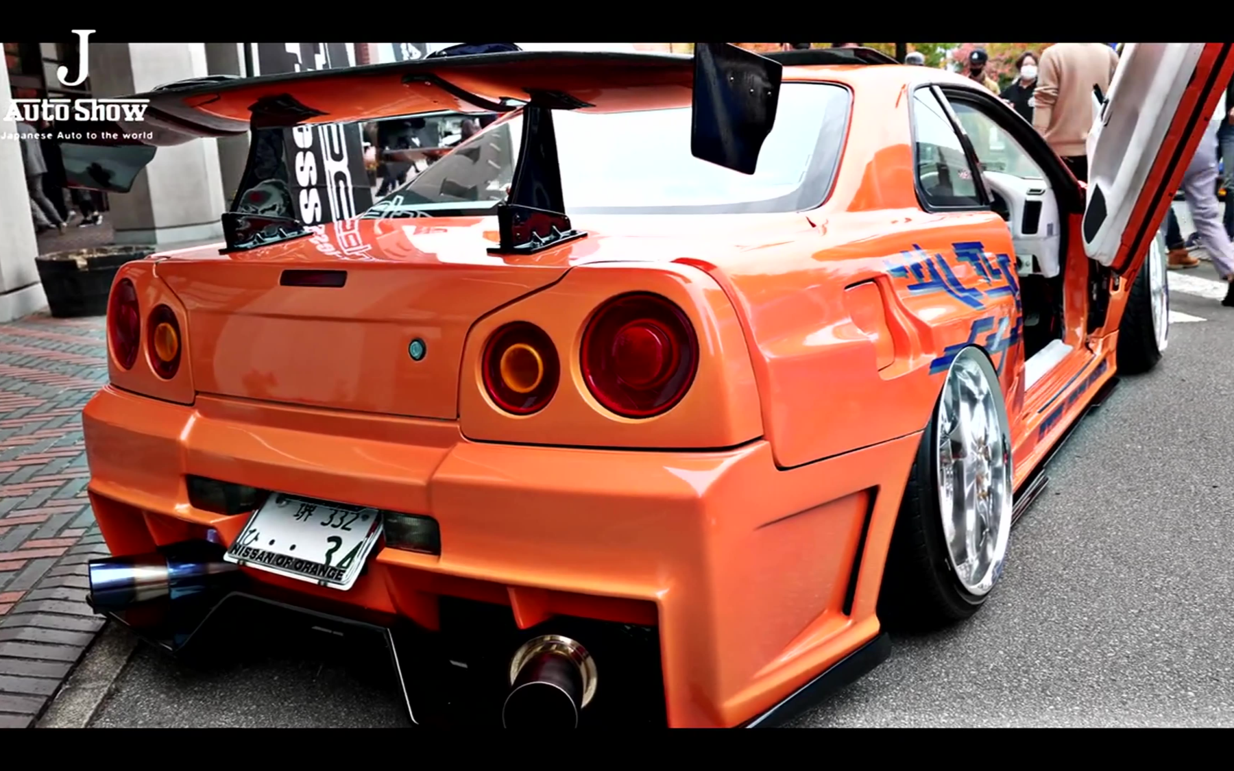 (4k)nissan r34 gt-r jdm