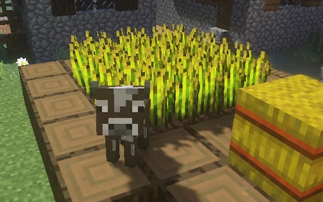 我的世界:我是要这9个小麦田呢,还是要这一个稻草块呢?