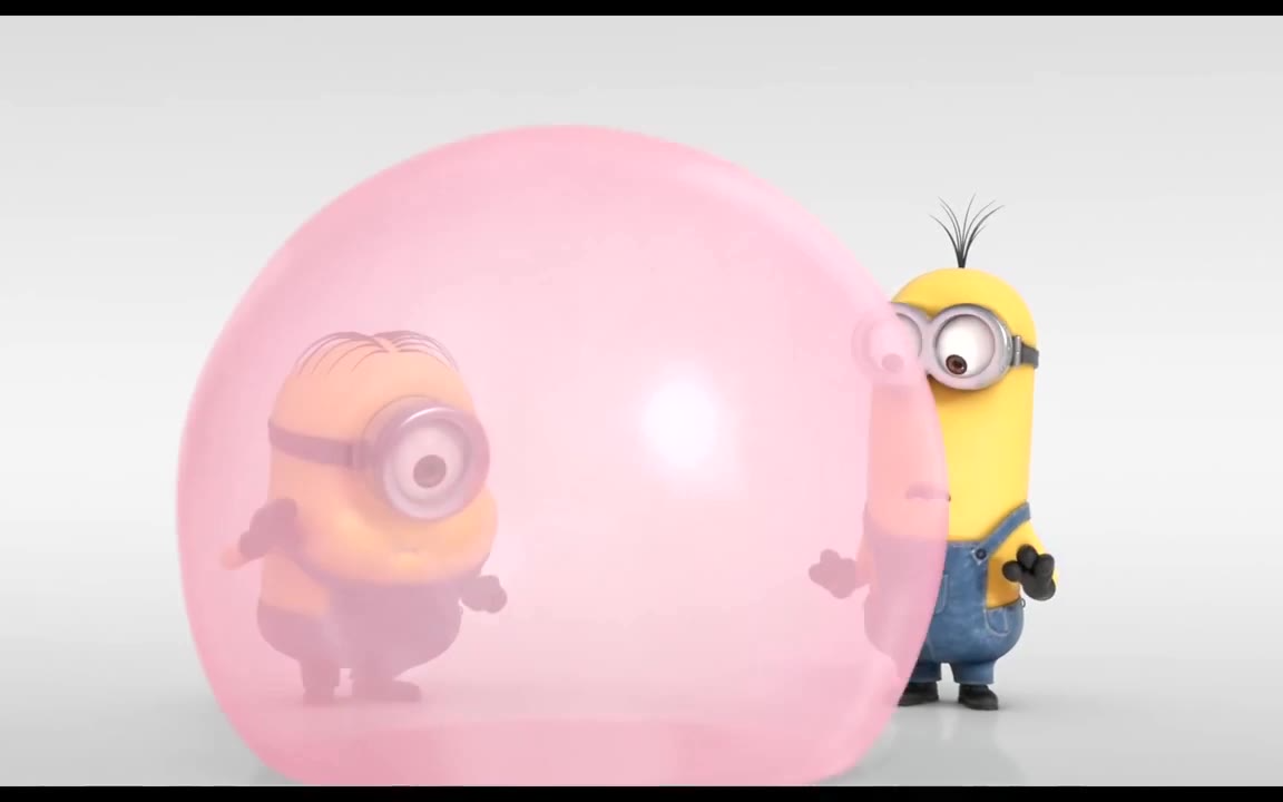 小黄人吹泡泡饭糖