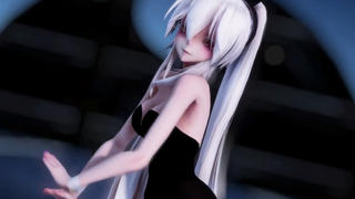 【4K MMD】黑丝兔女双马尾御姐HAKU「ビーバー」