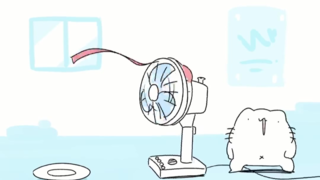 生活喵:用风扇切苹果的喵,结局爆炸?【卡梅拉鲁猫猫系列】