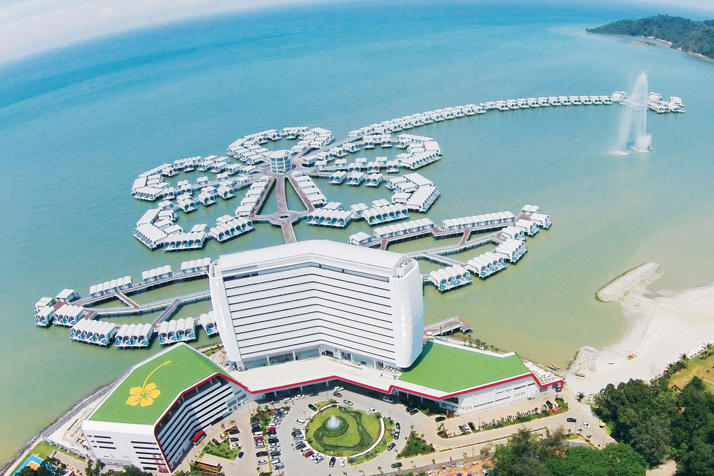 史可威在大马lexis海上大红花五星酒店投放的电玩区