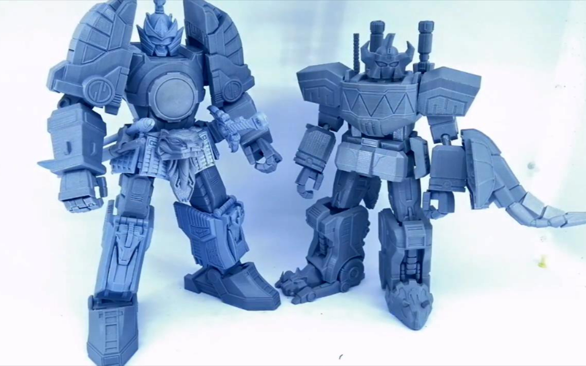 《超凡战队》(又名《恐龙战队》)可动机甲模型