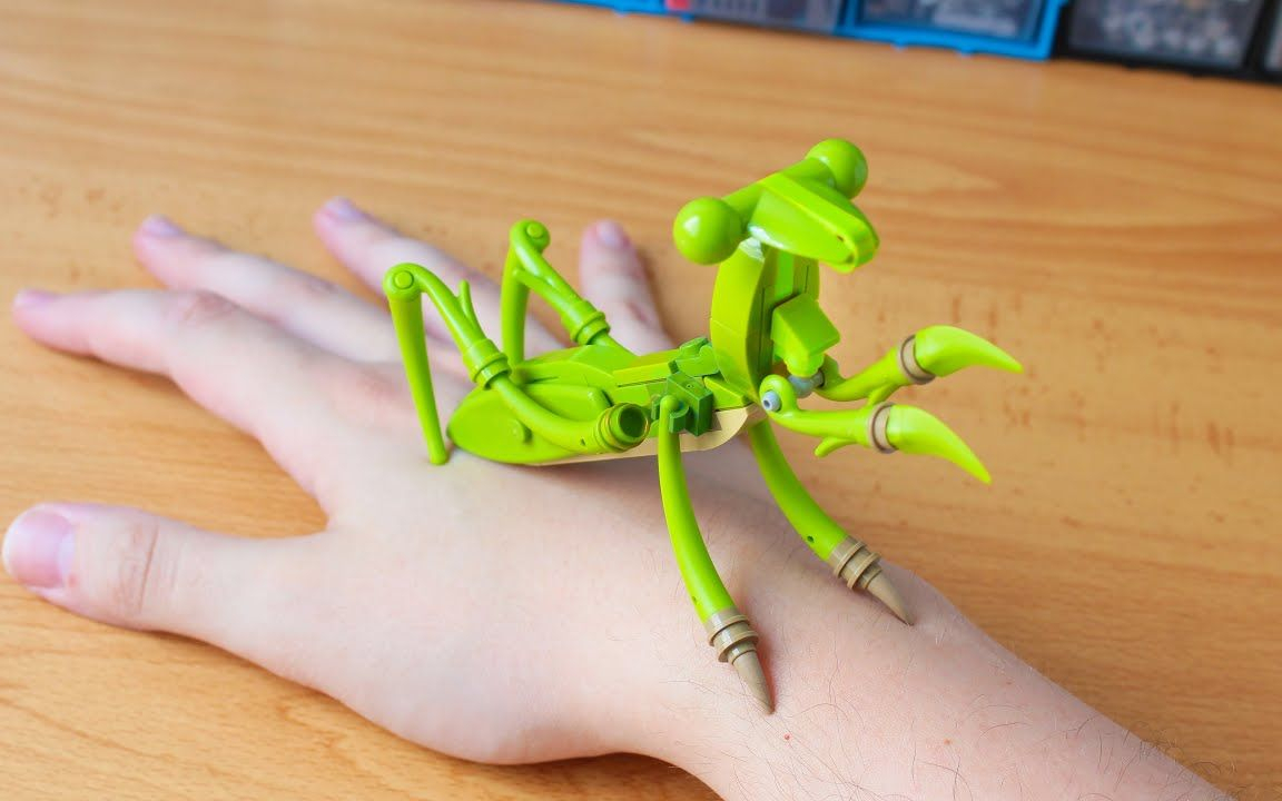 乐高 lego moc作品 乐高螳螂